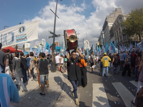 Demonstration in Buenos Aires